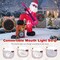 Red 8.4ft Inflatable Santa Claus with LED Lights and Sound-Synced Effects